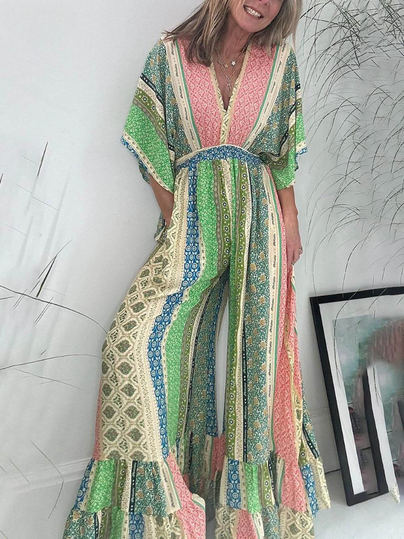 Valborg™ - Jumpsuit i boho-stil