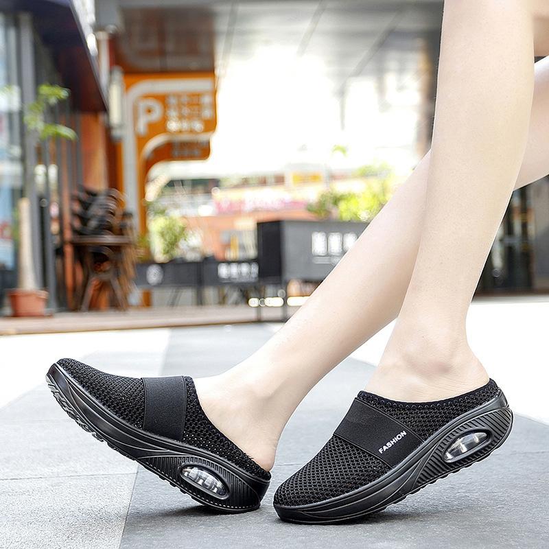 OrthoFlexi™ - Sandalias de malla lisa para mujer