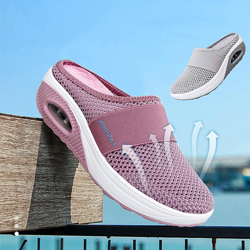 OrthoFlexi™ - Sandalias de malla lisa para mujer