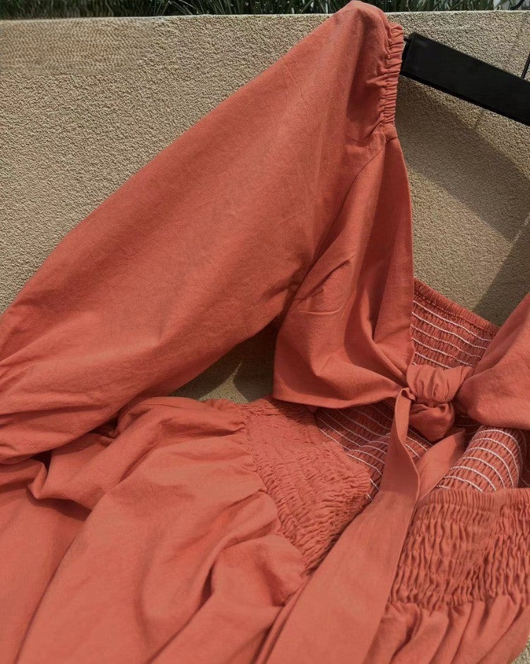 Bente™ - Vestido francés con mangas con volantes