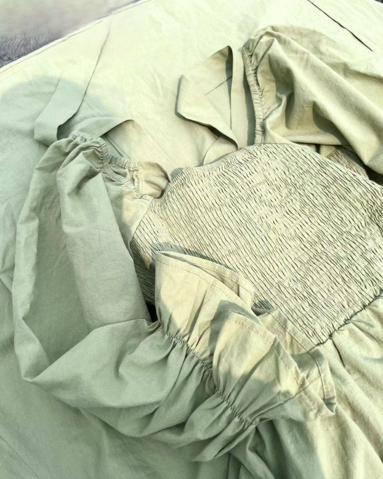 Bente™ - Vestido francés con mangas con volantes