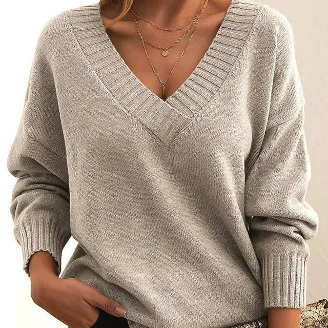 Laura™ - Suéter de cuello en V