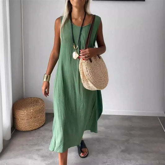 Vanessa™ - Vestido sin mangas con bolsillos