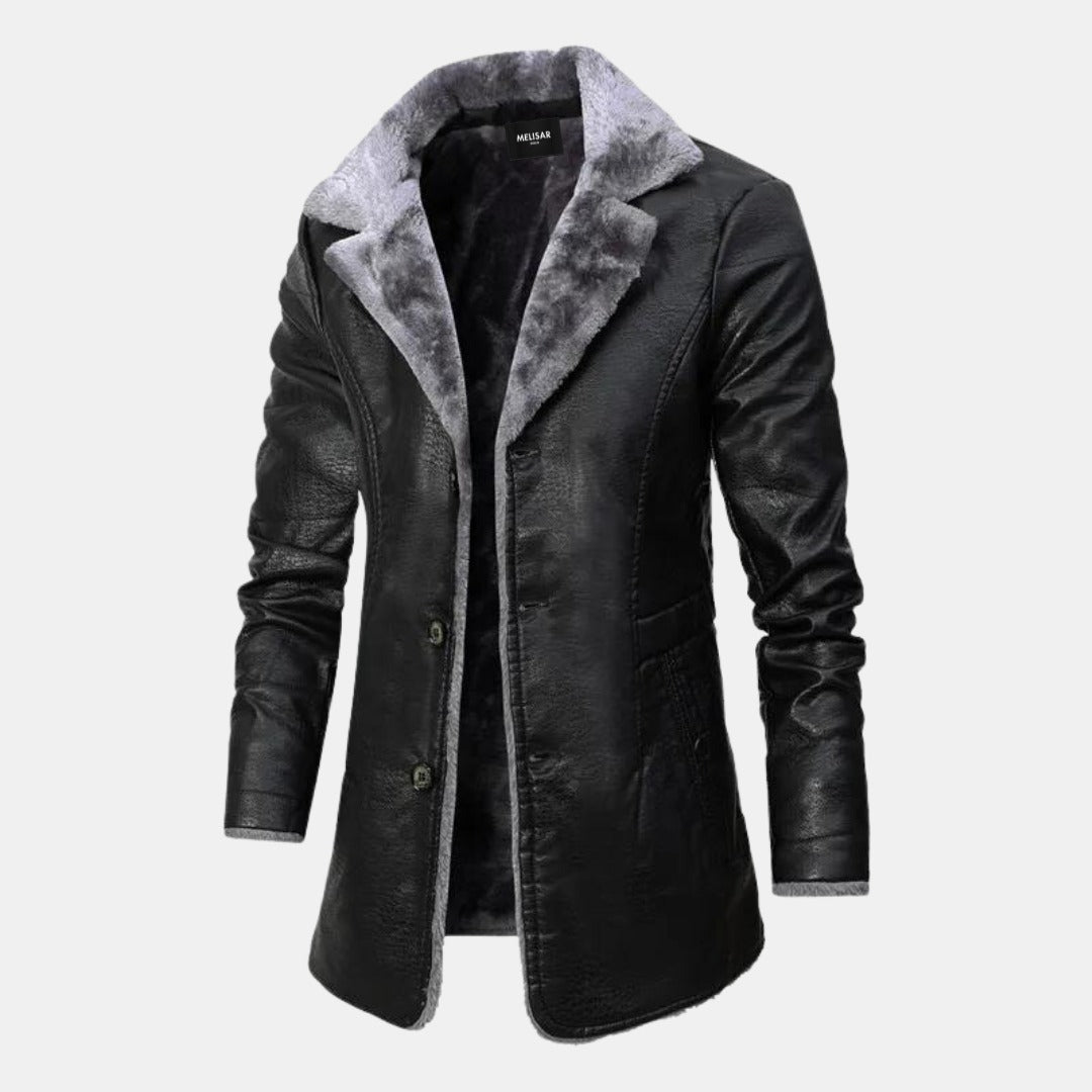 Melisar® - Chaqueta de invierno de cuero para hombre