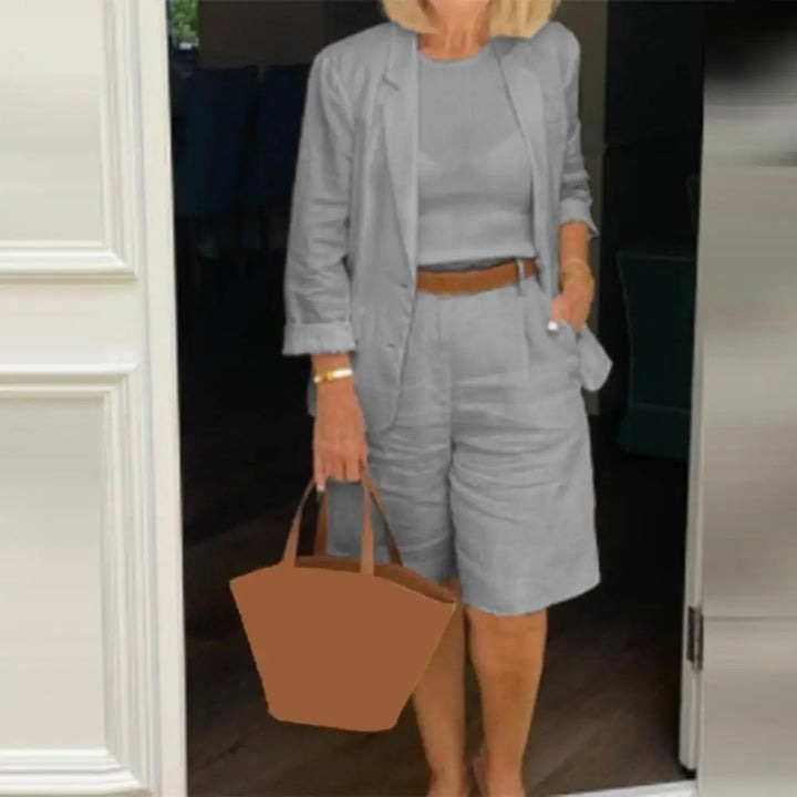 Talia™ - Luksus sæt med blazer og shorts