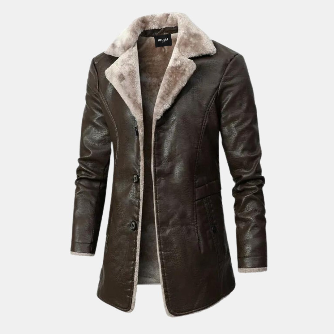 Melisar® - Chaqueta de invierno de cuero para hombre