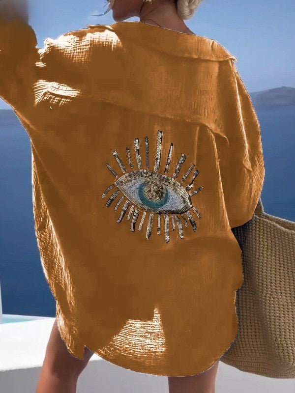Moa™ - Camisa con estampado Nazar