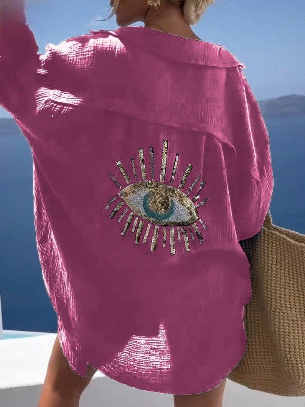 Moa™ - Camisa con estampado Nazar