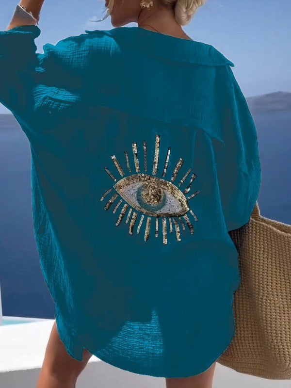 Moa™ - Camisa con estampado Nazar