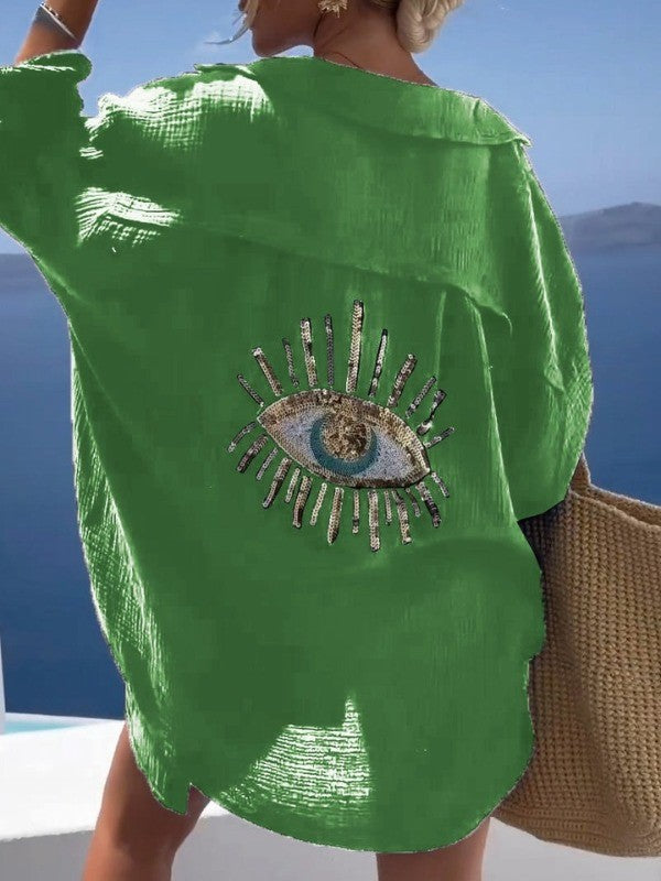 Moa™ - Camisa con estampado Nazar