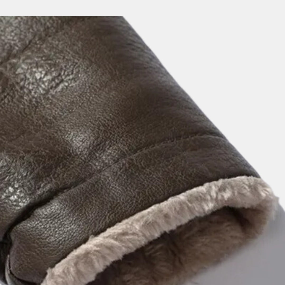 Melisar® - Chaqueta de invierno de cuero para hombre