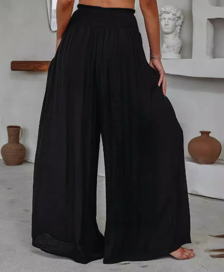 Iliana™ - Casual byxor med vida ben