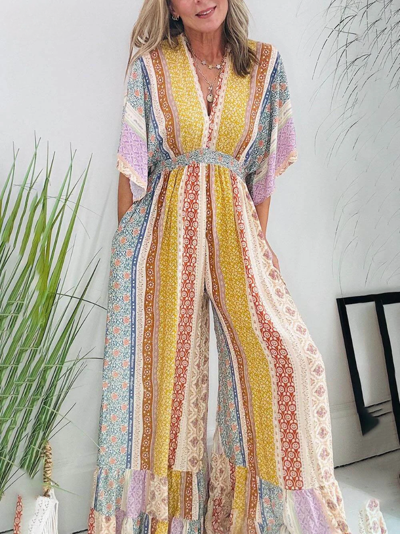 Valborg™ - Jumpsuit i boho-stil