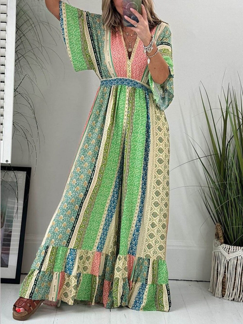 Valborg™ - Jumpsuit i boho-stil