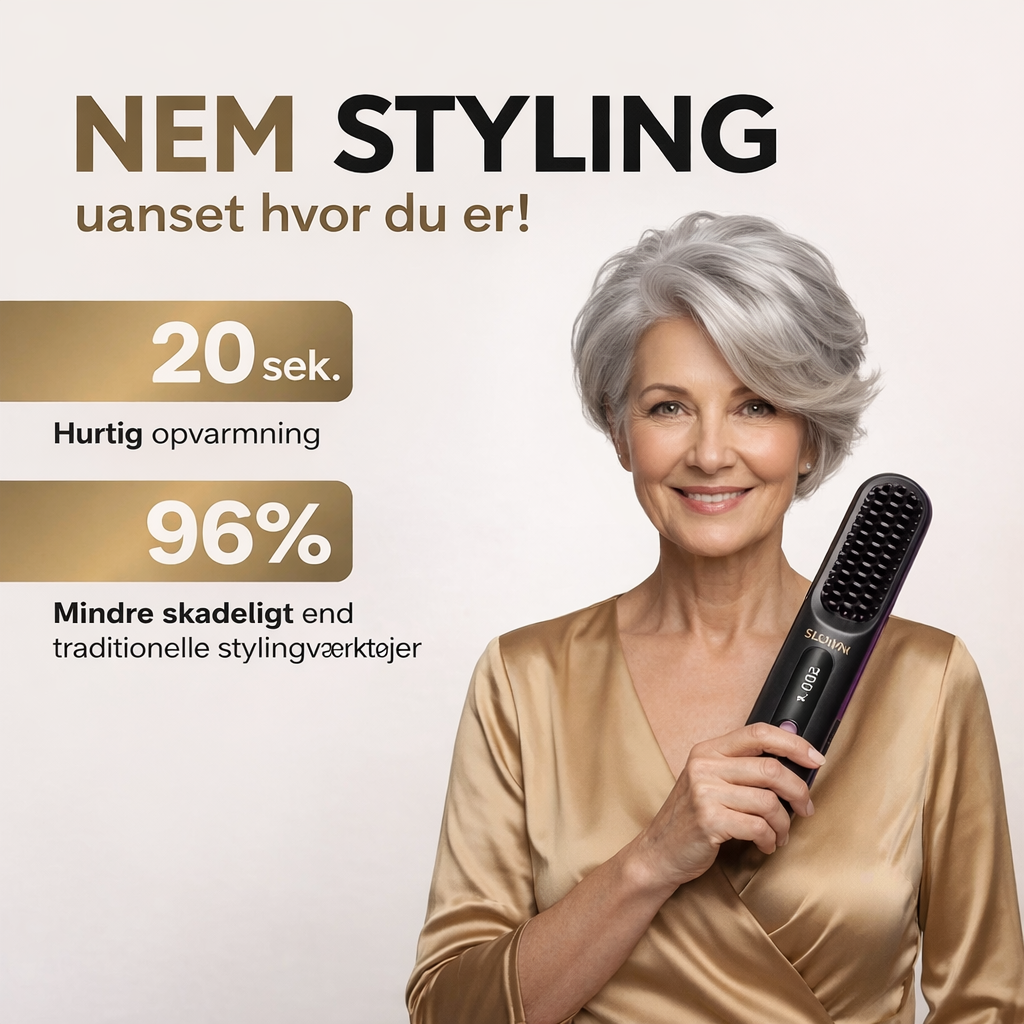 Silkara | Glattebørster Glat, naturligt fyldigt hår