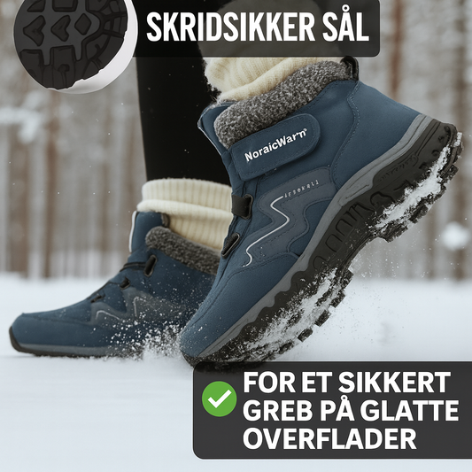 NordicWarm™ – Varmere fødder og en fast skridsikker sål uden glid