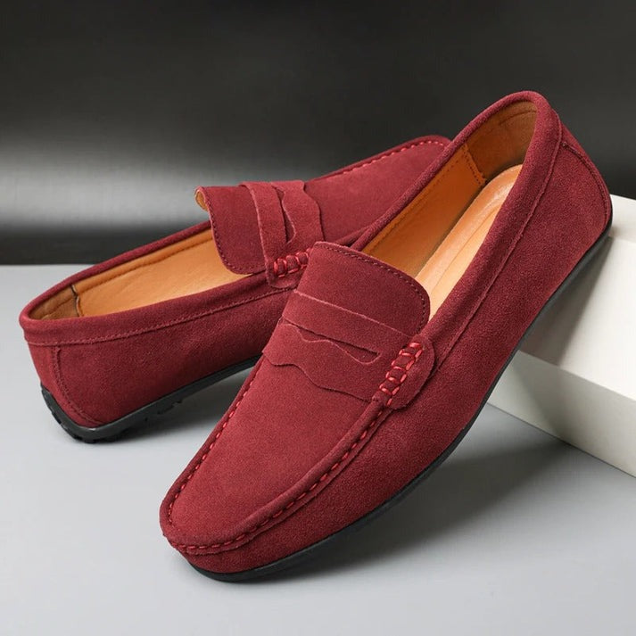 Ivar™ - Loafers i Ruskind